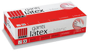 Chr Gloves Latex Blc 6/7 X100
